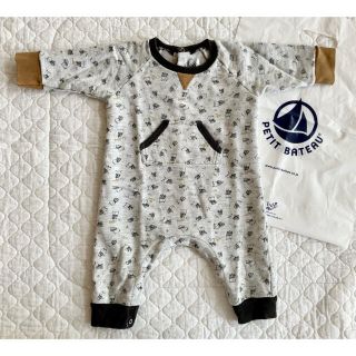 プチバトー(PETIT BATEAU)の★choco様専用★petitbateauプチバトー ロンパース 2枚セット(ロンパース)