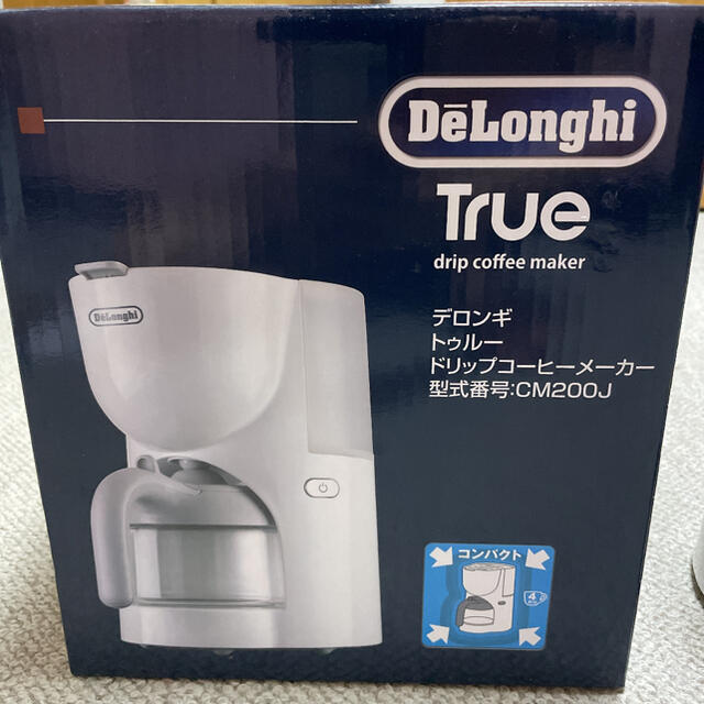 DeLonghi(デロンギ)の＊新品未使用＊デロンギ コーヒーメーカー CM200J-WH スマホ/家電/カメラの調理家電(コーヒーメーカー)の商品写真