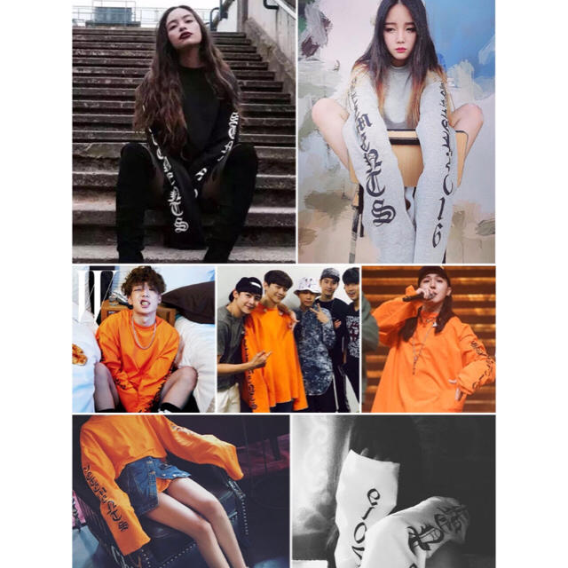 韓国ファッション💕色サイズ選択可能！袖ロゴロングスリーブTシャツ☺︎︎❥❥ メンズのトップス(Tシャツ/カットソー(七分/長袖))の商品写真
