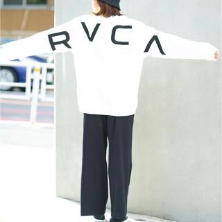 ルーカ(RVCA)の新品 RVCA ルーカ S ビッグ ロゴ クルーネック スウェット(スウェット)