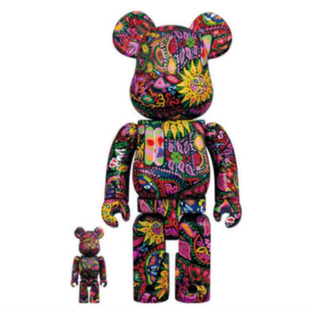 BE@RBRICK Psychedelic Paisley 100％ 400％