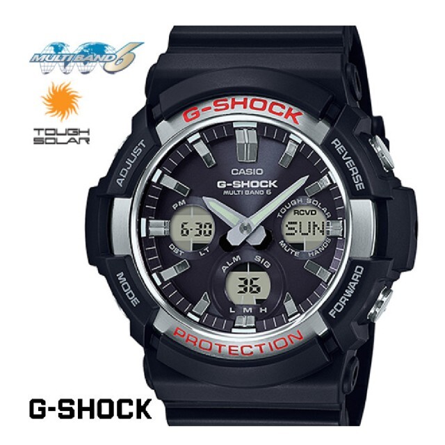 CASIO G-SHOCK 腕時計 電波ソーラーGAW-100-1Aメンズ