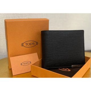 トッズ(TOD'S)の新品 TOD'S トッズ メンズ 折り財布 黒(折り財布)