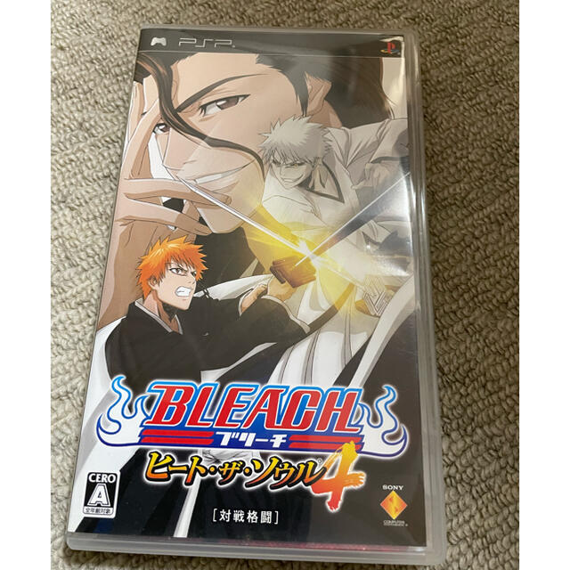 SONY(ソニー)のBLEACH～ヒート・ザ・ソウル4～ PSP エンタメ/ホビーのゲームソフト/ゲーム機本体(携帯用ゲームソフト)の商品写真