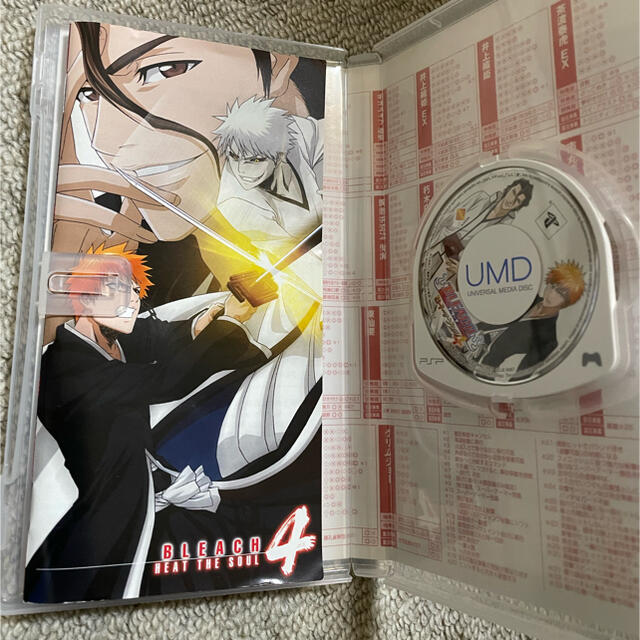 SONY(ソニー)のBLEACH～ヒート・ザ・ソウル4～ PSP エンタメ/ホビーのゲームソフト/ゲーム機本体(携帯用ゲームソフト)の商品写真