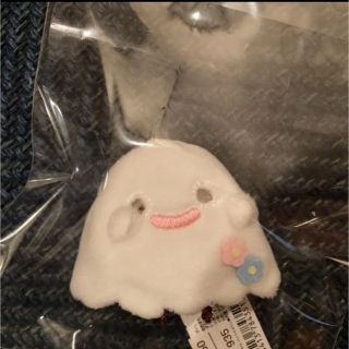 サンエックス(サンエックス)のすみっコぐらし　おばけ　ほこり　てのりぬいぐるみ　　みにっコとあそぼ(キャラクターグッズ)