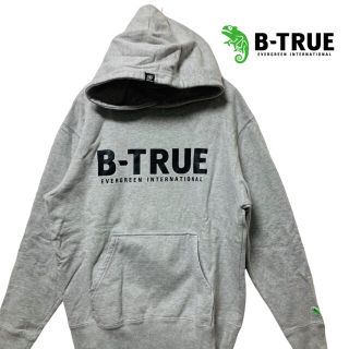 エバーグリーン(EVERGREEN)の【美品】B-TRUE　エバーグリーン　パーカー　グレー　厚め　裏起毛　カメレオン(パーカー)