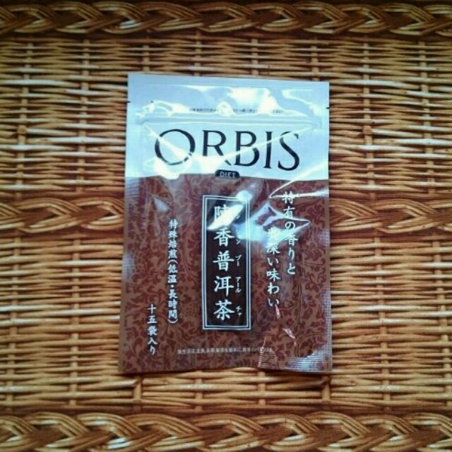 ORBIS(オルビス)の【新品・未開封】オルビス プーアール茶 15袋 食品/飲料/酒の飲料(茶)の商品写真