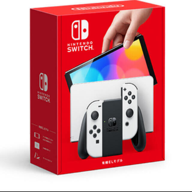 Nintendo Switch(ニンテンドースイッチ)の新品未開封　Nintendo Switch 新型 有機EL本体 ホワイト エンタメ/ホビーのゲームソフト/ゲーム機本体(家庭用ゲーム機本体)の商品写真