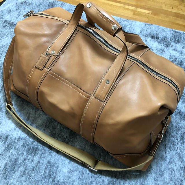 COACH(コーチ)のもえ様専用　　コーチ　レザーボストンバッグ　0503 大容量旅行バッグ レディースのバッグ(ボストンバッグ)の商品写真