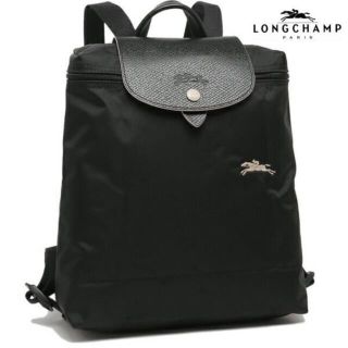 ロンシャン(LONGCHAMP)のロンシャン LONGCHAMP ル・プリアージュ バックパック 黒 レディース(リュック/バックパック)