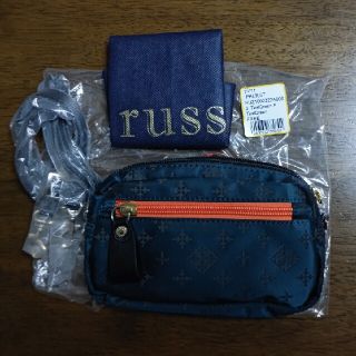 ラシット(Russet)の新品未使用　russet ミニポーチ型ショルダーバッグ　TealGreen(ショルダーバッグ)