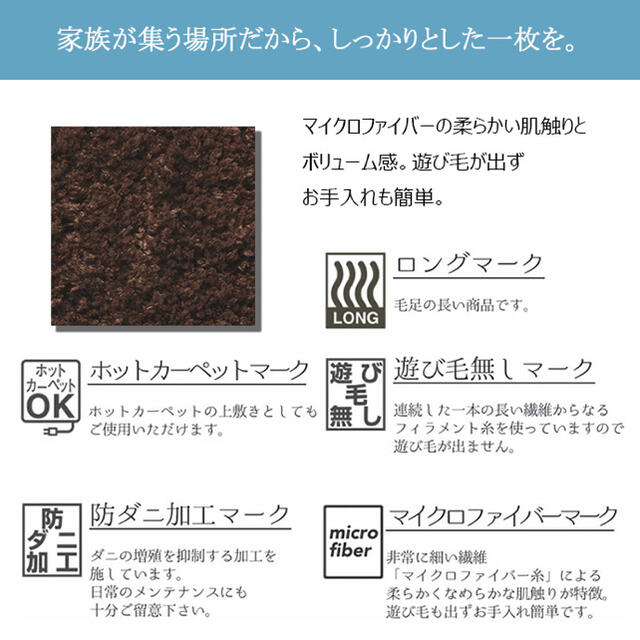 きすぎず ラグ フロアマット フロアラグ 200cm×200cmの通販 by shop