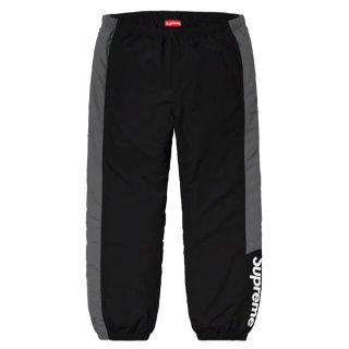 シュプリーム(Supreme)の19AW Supreme Side Logo Track Pant 黒 L 美品(その他)