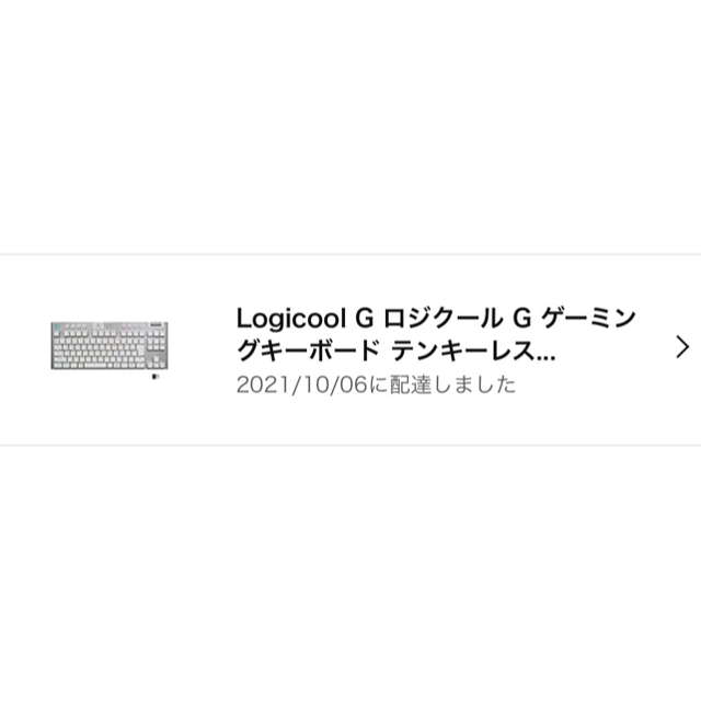 Logicool  ゲーミングキーボード タクタイル ホワイト G913-TKLPC周辺機器