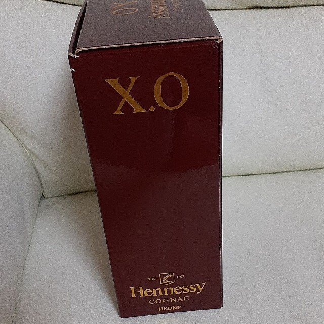 未開封　古酒　Hennessy　ヘネシー　XO　金キャップ　箱付き 4