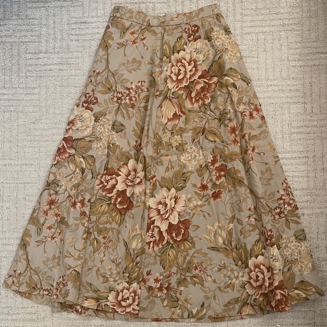 Lochie(ロキエ)のvintage　花柄　スカート レディースのスカート(ロングスカート)の商品写真