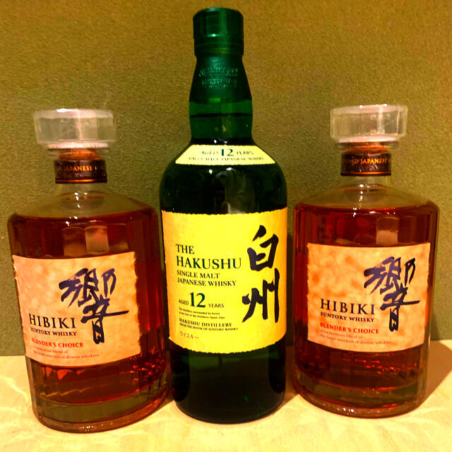 中古】 サントリー - 白州12年 700ml ×1、響 ブレンダーズチョイス