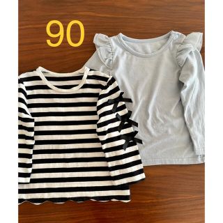 ベルメゾン(ベルメゾン)のベルメゾン　長袖　トップスセット　90サイズ(Tシャツ/カットソー)