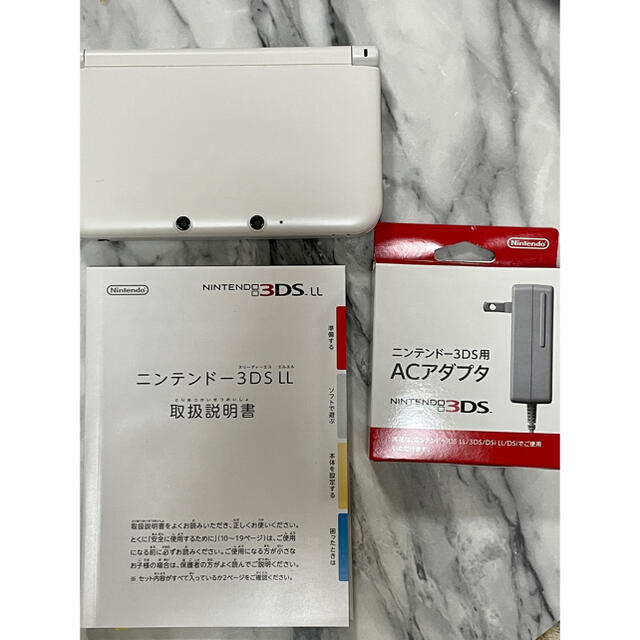 Nintendo ホワイトの通販 by chocolat's shop｜ラクマ 3DS LL 本体 即納日本製