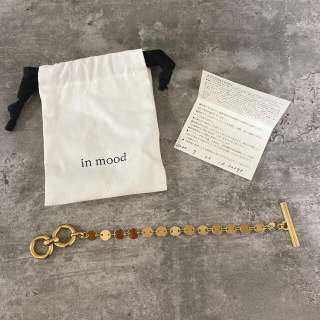 in mood THIN BRACELET ゴールド