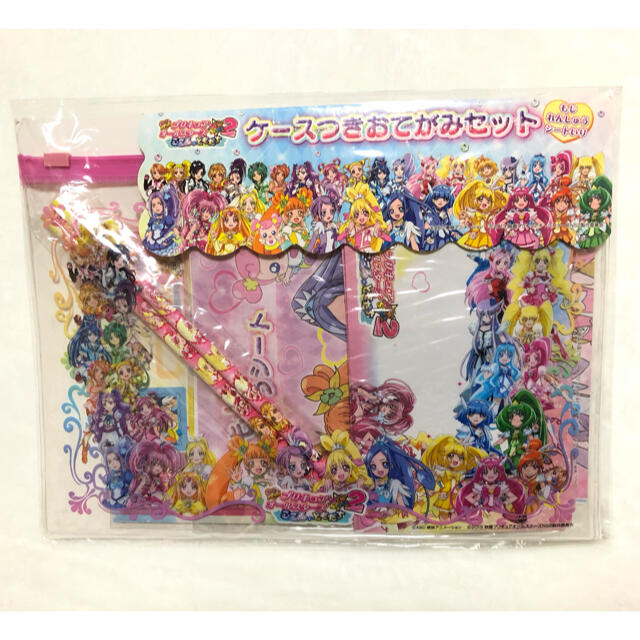 SUNSTAR(サンスター)のプリキュア　ケースつきお手紙セット エンタメ/ホビーのおもちゃ/ぬいぐるみ(キャラクターグッズ)の商品写真