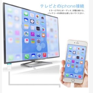 iPhone HDMI 映像出力変換ケーブル FULL HD 1080p(映像用ケーブル)