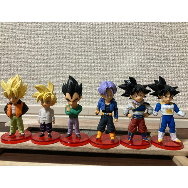 BANPRESTO(バンプレスト)のドラゴンボールZ ワーコレ　EXTRA COSTUME 6体セット　開封済み エンタメ/ホビーのフィギュア(アニメ/ゲーム)の商品写真