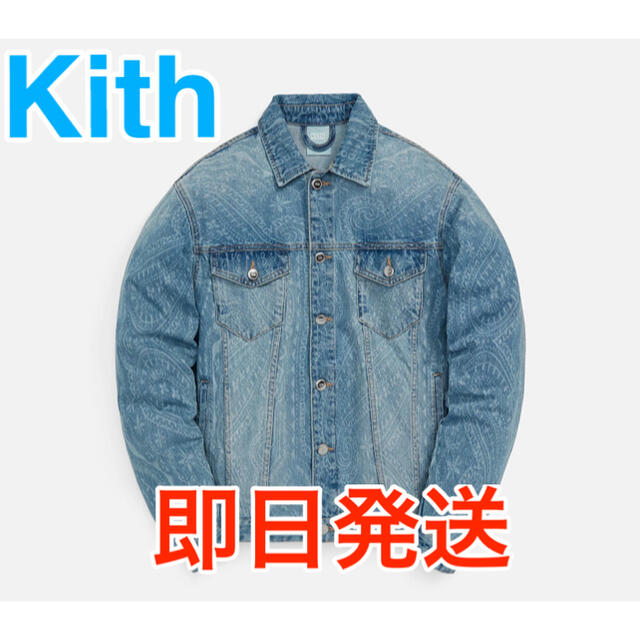 Kith FW2021 新作デニムジャケット ペイズリー柄 S