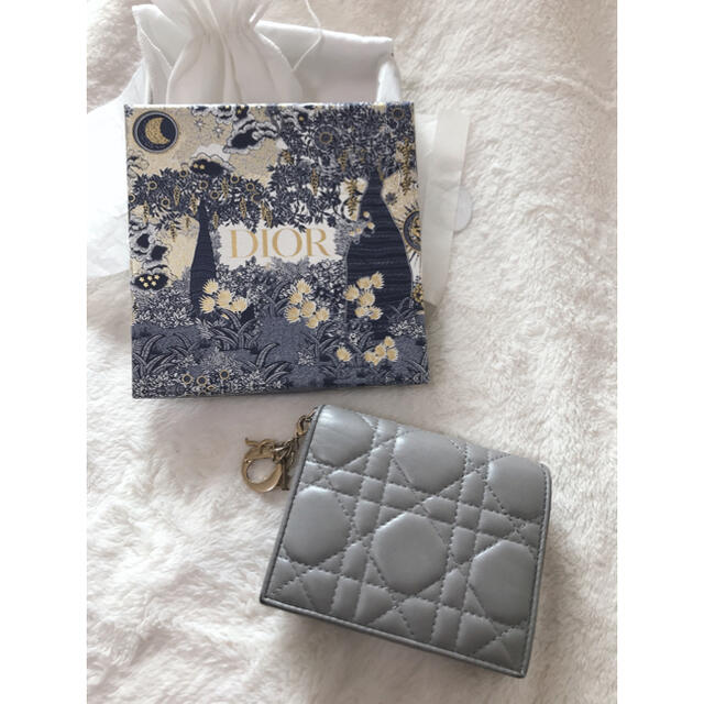 大幅値下げDior ミニウォレット  財布　グレー