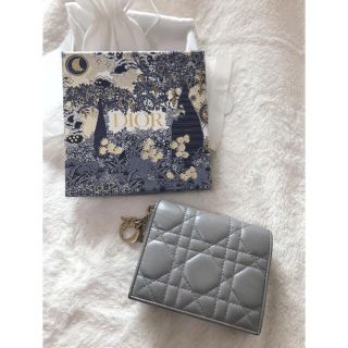 ディオール(Dior)の大幅値下げDior ミニウォレット  財布　グレー(財布)