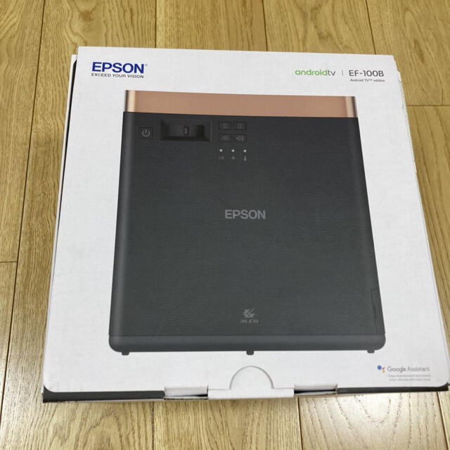 EPSON - 早い者勝ち新品　EPSONホームプロジェクター EF-100BATV 保証書付き