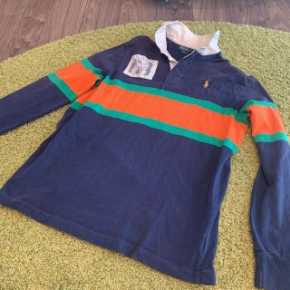 ポロラルフローレン(POLO RALPH LAUREN)の専用！！ラルフローレン 長袖ポロシャツ ネイビー ＸＬ(ポロシャツ)