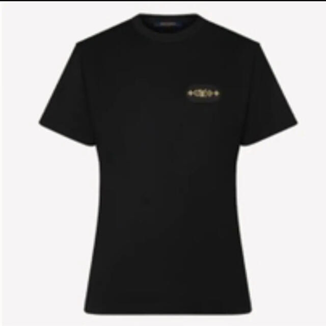 LOUIS VUITTON(ルイヴィトン)のルイヴィトン　LOUIS VUITTON Tシャツ レザーパッチクルーネック レディースのトップス(Tシャツ(半袖/袖なし))の商品写真