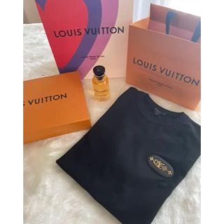 ルイヴィトン(LOUIS VUITTON)のルイヴィトン　LOUIS VUITTON Tシャツ レザーパッチクルーネック(Tシャツ(半袖/袖なし))