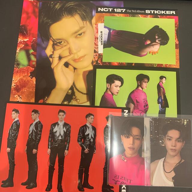 NCT127 テヨン　トレカ/シール/ポスカセット エンタメ/ホビーのCD(K-POP/アジア)の商品写真