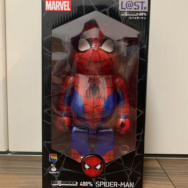 Happyくじ BE@RBRICK MARVEL SPIDER-MAN スパイダーマン LAST賞 ラスト