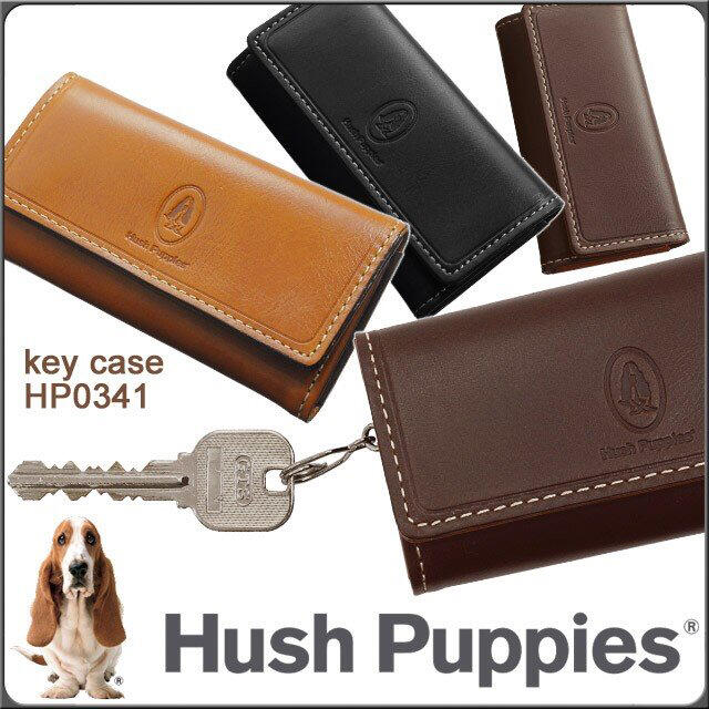 ハッシュパピー 5連 キーケース Hush Puppies 牛革 HP0341