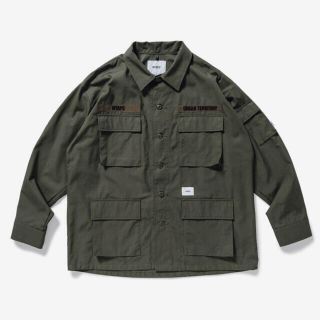 ダブルタップス(W)taps)のWTAPS 21SS JUNGLE LS OD 美品 サイズM(ミリタリージャケット)