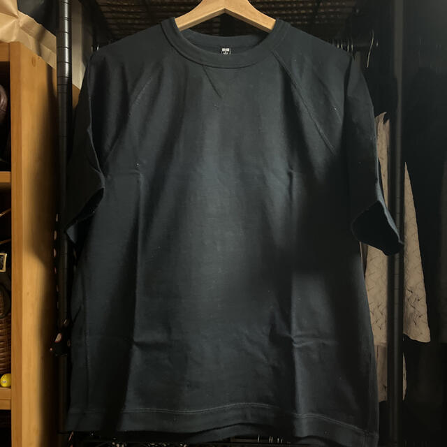 UNIQLO(ユニクロ)のUNIQLO メンズ　黒Tシャツ メンズのトップス(Tシャツ/カットソー(半袖/袖なし))の商品写真