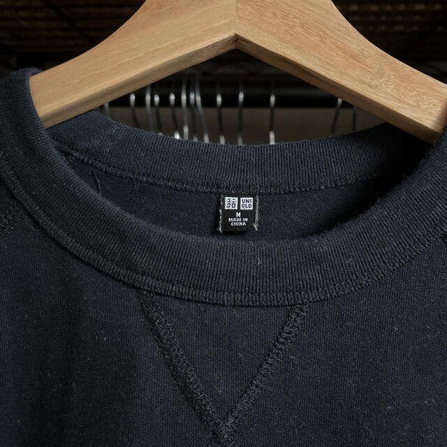 UNIQLO(ユニクロ)のUNIQLO メンズ　黒Tシャツ メンズのトップス(Tシャツ/カットソー(半袖/袖なし))の商品写真