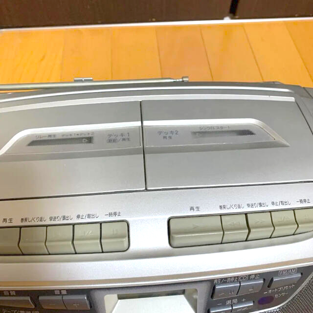 Panasonic - パナソニック CDラジオカセット シルバー RX-DT36-Sの通販 by さんさんs shop｜パナソニックならラクマ
