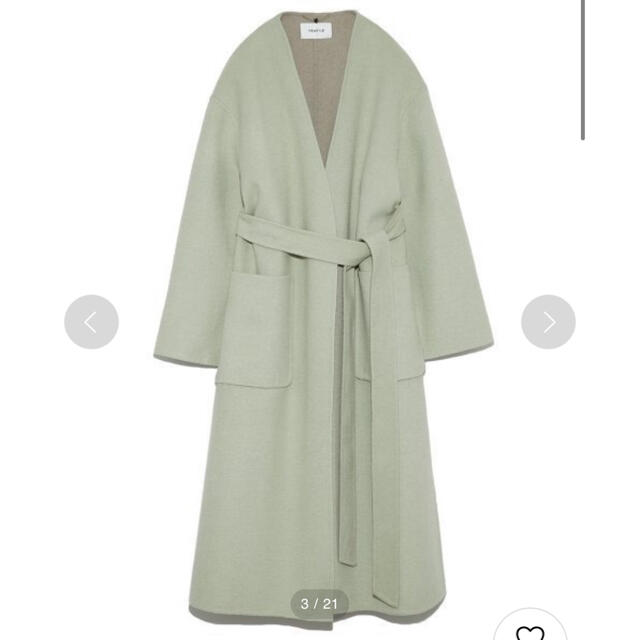 ❤️新品タグ付❤️FRAY I.D ノーカラーリバーコート-