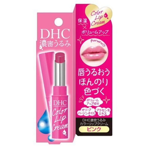 DHC(ディーエイチシー)のDHC 濃密うるみカラーリップクリーム ピンク(1.5g) コスメ/美容のスキンケア/基礎化粧品(リップケア/リップクリーム)の商品写真