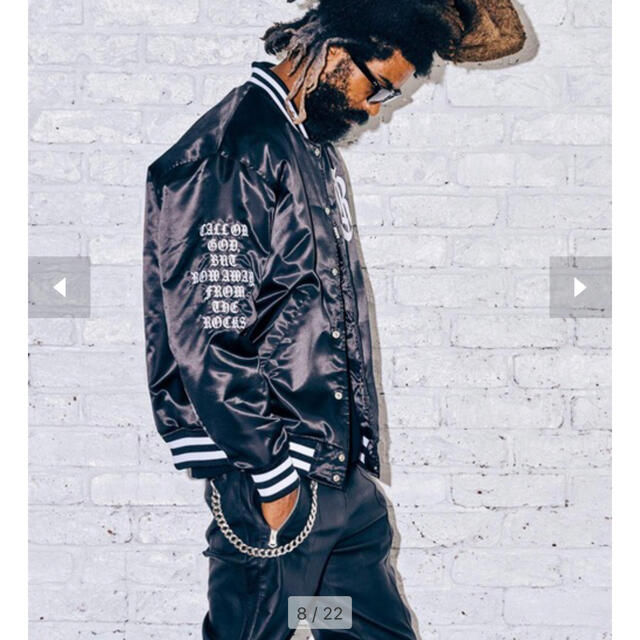 CRIMIE - CRIMIE Majestic SATIN STADIUM JACKET XLの通販 by