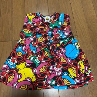 ヒステリックミニ(HYSTERIC MINI)のヒスミニ　ワンピース　女の子　90cm(ワンピース)