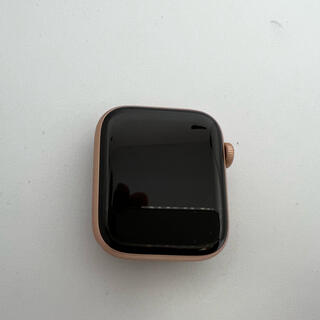 アップルウォッチ(Apple Watch)のAppleWatch SE GPSモデル 44mmゴールドアルミニウムケース美品(腕時計(デジタル))