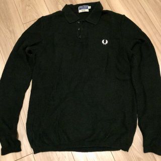 フレッドペリー(FRED PERRY)の【らんさん専用】FRED PERRY  長袖ポロシャツ ダークグリーン Mサイズ(ポロシャツ)