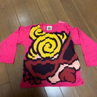 ヒステリックミニ(HYSTERIC MINI)のヒスミニ　ロンT 90cm ピンク(Tシャツ/カットソー)