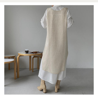 2way airy mohair knit OPの通販 by Haru's shop｜ラクマ